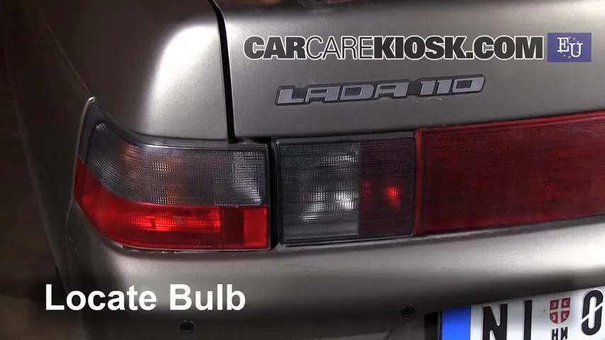 2002 Lada 110 GLI 1.5L 4 Cyl. Lights Tail Light (replace bulb)